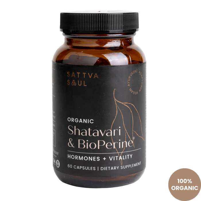 SHATAVARI & BIOPERINE - Organic Hormones + Mood