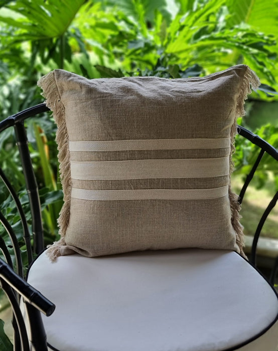 Linen Cushion Cover - Stripes